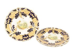 (3) Antique English Porcelain Plates