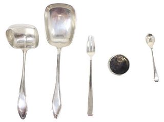 (5) Pieces of Silver Service Ware