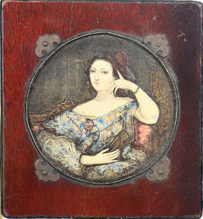 Portrait of Woman, Plaque