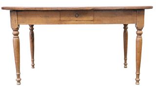 Primitive Wooden Desk w Drawer