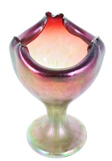 Rindskopf Grenada Iridescent Glass Vase