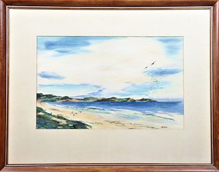 Miller McDaniel (1913 - 1988) Cali, Watercolor
