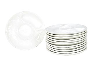 (12) French Artichoke Plates