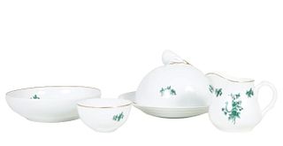 (4) Portuguese Porcelain Serving Set