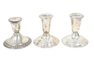 (3) Weighted Sterling Candlesticks