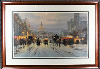 G. Harvey, 'Pennsylvania Avenue', Framed Print