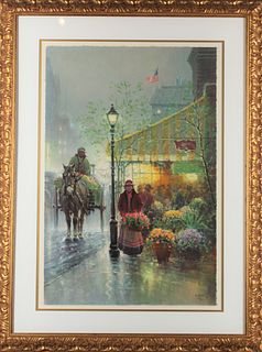 G. Harvey, 'The Yellow Awning', Framed Print