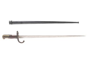 French Bayonet and Scabbard 1877 St. Etienne Mode
