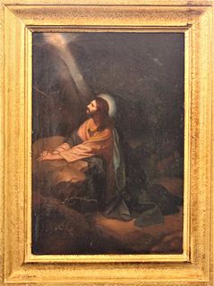 After Heinrich Hoffman, "Christ in Gethsemane"
