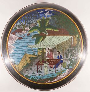 Large Chinese Cloisonne Food Box