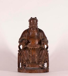 Chinese Hardwood Elder Seated Ming Chair