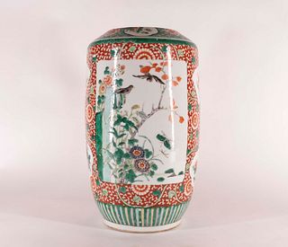 Kangxi Porcelain Vase, Mounted as a Lamp