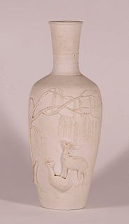 Deer' Vase with Wang Bing Rong Mark