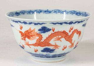 Chinese Porcelain 'Dragon' Teacup