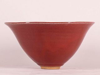 Chinese Sang de Boeuf Porcelain Bowl.