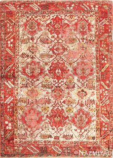 ANTIQUE TURKISH ANGORA OUSHAK RUG 5 ft 10 in x 4 ft 3 in (1.78 m x 1.3 m)