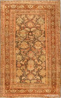 ANTIQUE SULTANABAD RUG. 12 ft x 7 ft 3 in (3.66 m x 2.21 m )