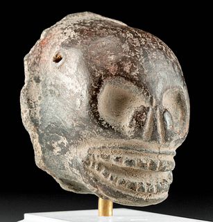 Maya Blackware Skull Pendant