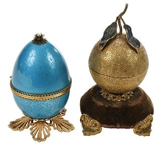 Egg and Fruit Form Perfume Containers and Bottles