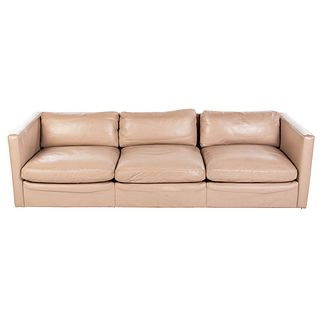 Knoll Contemporary Leather Sofa