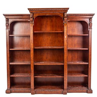 Hekman Classical Style Carved 3-Piece Bookcase