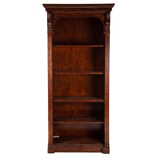 Hekman Classical Style Carved Wood Bookcase