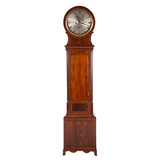 Scottish Regency Mahogany Tall Case Clock