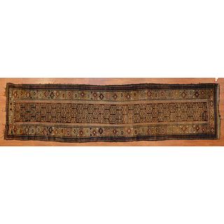 Antique Senneh Runner, Persia, 3.2 x 12