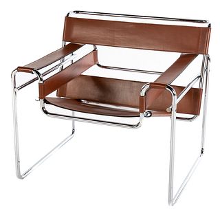 Contemporary Marcel Breuer Style Wassily Chair