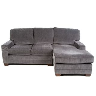 King Hickory Upholstered Chaise Lounge Sofa