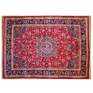 Mashad Carpet, Persia, 9.8 x 13.5
