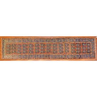 Antique Malayer Runner, Persia, 3.7 x 15.10