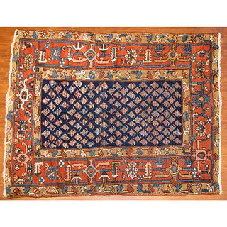 Antique Karaja Rug, Persia, 4.7 x 5.10