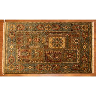 Indo Persian Rug, India, 3.11 x 6.4