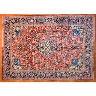 Sarouk Carpet, Persia, 9.6 x 13.5