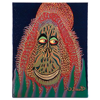 R.D. Bissett. "Kong's Cousin Earl," acrylic