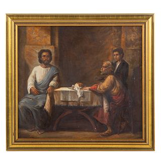 Nathaniel K. Gibbs. The Supper at Emmaus, oil