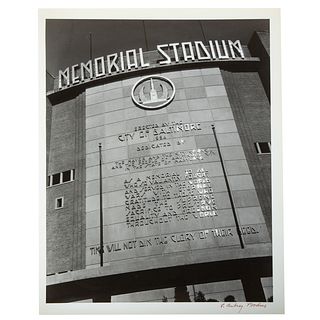 A. Aubrey Bodine. "Memorial Stadium"