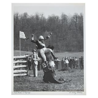 A. Aubrey Bodine. "Md. Hunt, 13th Jump"