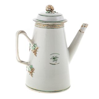 Chinese Export Lighthouse Coffeepot