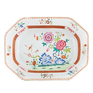 Chinese Export Famille Rose Soup Tureen Underplate