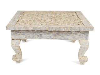 An Indian Mother-of-Pearl Stand
Height 9 x length 18 x depth 18 inches.