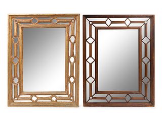 Two Similar Italian Neoclassical Style Rectangular Mirrors
Height 24 x width 18 inches.