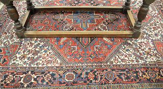 Heriz Oriental Carpet, 8' 2" x 10'.