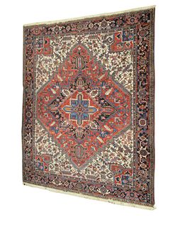 Heriz Oriental Carpet, 10' 6" x 15' 4".