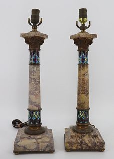 A Fine Quality Antique Pair Of Bronze Mounted