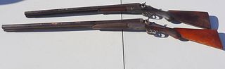 (2) Antique Double Barrel Shotguns