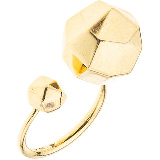 RING IN 18K YELLOW GOLD, H. STERN, COPERNICUS COLLECTION Open design. Weight: 5.1 g. Size: 6 ½