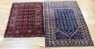 2 Antique And Finely Hand Woven Carpets.