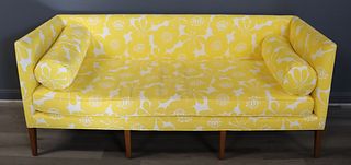 Midcentury Style Contemporary Upholstered Sofa.